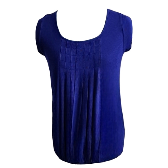 Old Navy Royal Blue Jersey Knit maternity blouse - Picture 1 of 8